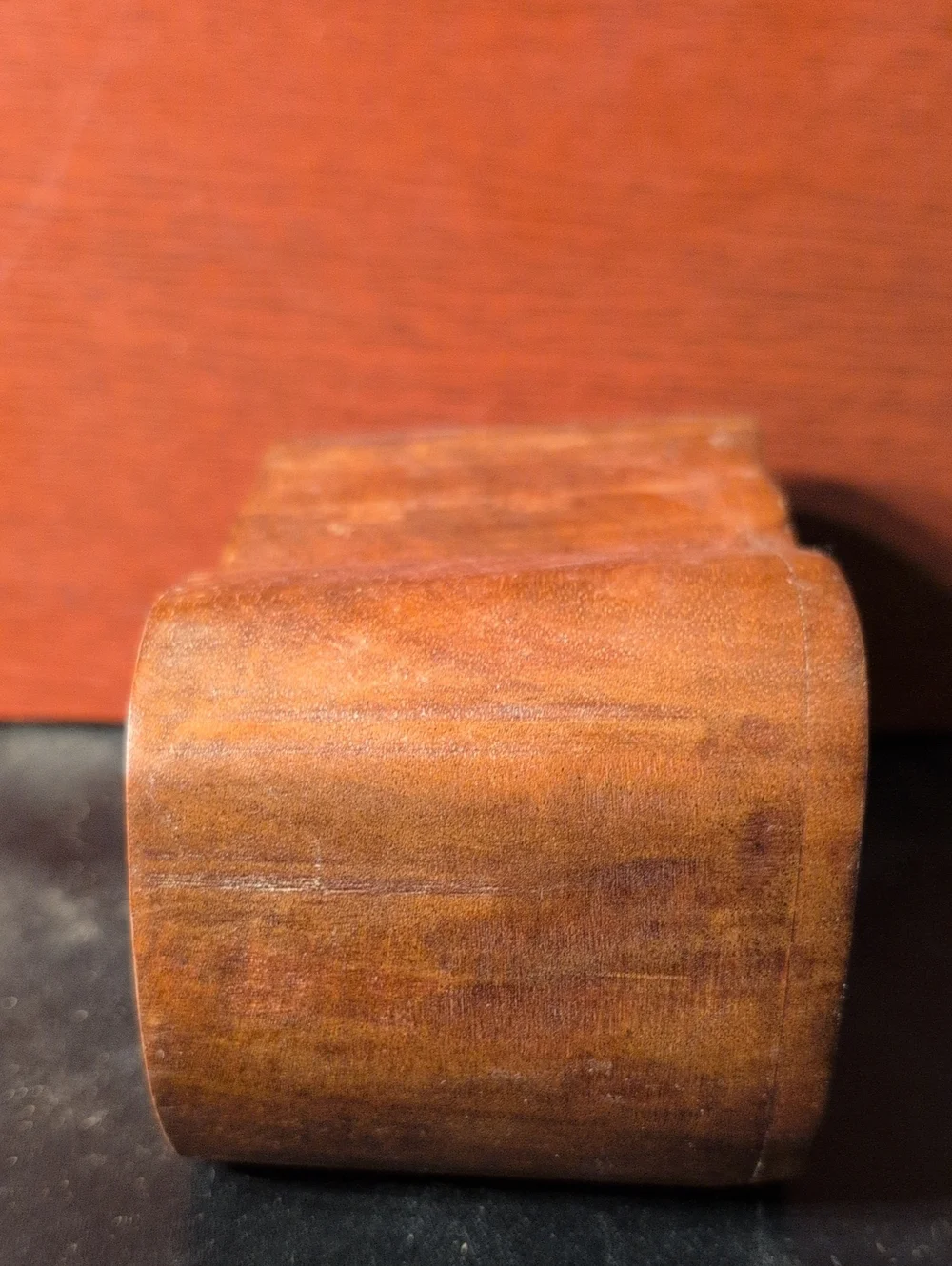 Handcrafted Wood Trinket Box With Drawer